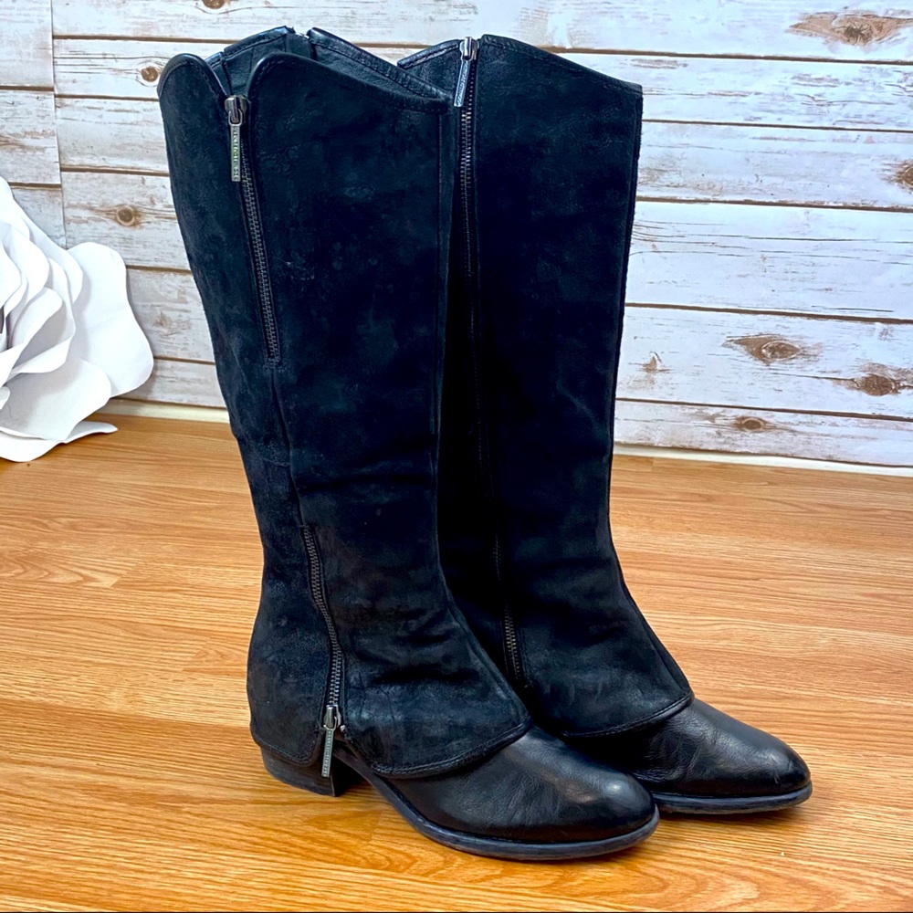 Donald J Pliner Dev knee high Boots Zip up 7.5M
